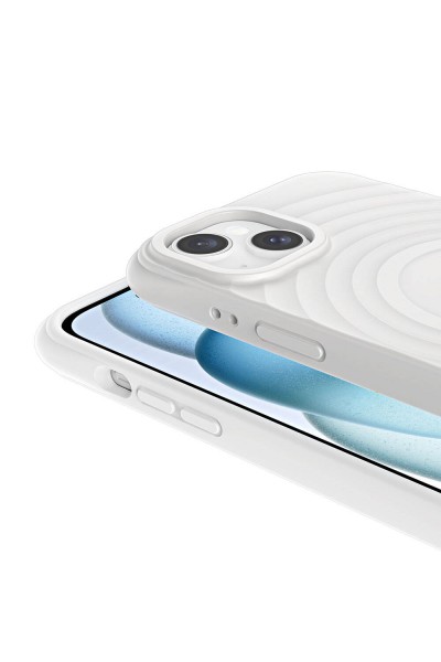 Apple iPhone 15 Plus Magsafe Şarj Özellikli Airbagli Mat Görünümlü Zore Hepi Kapak