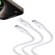 Benks D46 Type-C إلى Type-C & Type-C & Lightning PD3.0 كابل شحن وبيانات مجدول 100 وات 1.2 متر Benks D46 Type-C إلى Type-C & Type-C & Lightning PD3.0 كابل شحن وبيانات مجدول 100 وات 1.2 متر