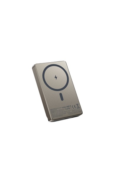 Wiwu Wi-P020 Ultra-Thin Explore Serisi Led Göstergeli Wireless Magsafe Powerbank 15W 10000mAh