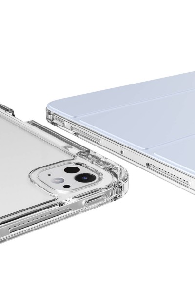 ​​Apple iPad Pro 13 2024 Kılıf Magnetik Ayrılabilen Airbagli Zore Sliding Tablet Kılıfı