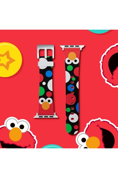 Apple Watch Ultra 49mm Casebang Sesame Street Serisi Deri Saat Kordon