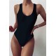 ملابس سباحة ماركانو سبيشيال تويل أنيقة باللون الأسود