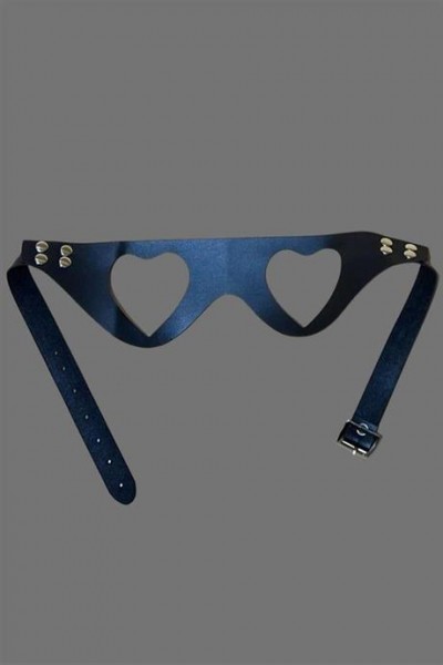 نظارات ماركانو الجلدية الفاخرة بنمط القلب الأسود