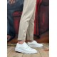 BA0003 Bağcıklı Klasik Beyaz Kalın Taban Casual Erkek Ayakkabı