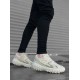 BA0592 Tarz Sneakers Ithal Krem Fileli Rahat Taban Spor Ayakkabısı