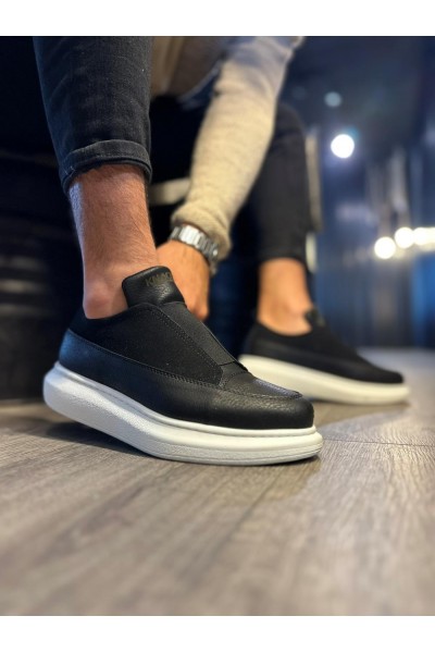 Knack Sneakers Ayakkabı 911 Siyah (Beyaz Taban)