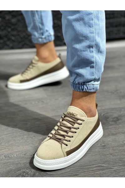 Knack Sneakers Ayakkabı 010 Vizon Süet