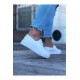 Wagoon WG506 Beyaz Erkek Saraclı Casual Ayakkabı
