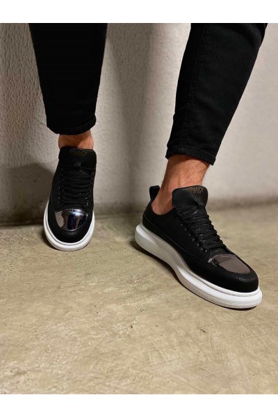 Knack Sneakers Ayakkabı 813 Siyah (Beyaz Taban)