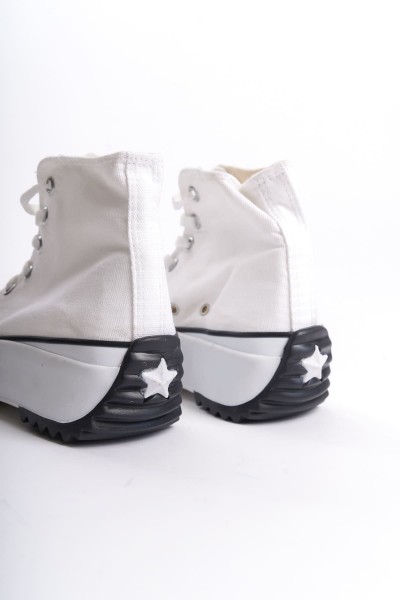 ROMA Bağcıklı Ortopedik Taban Kadın Sneaker Ayakkabı BT Beyaz