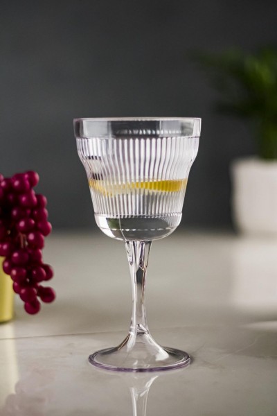 ماركانو زجاج مفرد أكريليك شفاف ومياه غازية قهوة زجاج 300 مل (ليس زجاج)