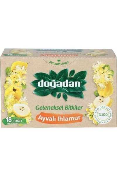 Doğadan Ayvalı شاي الزيزفون 18 علبة