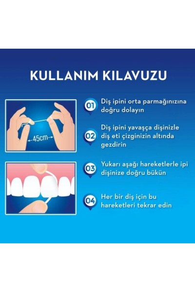 خيط تنظيف الأسنان أورال-بي 25 م للأسنان الحساسة