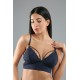 حمالة صدر Bralette باللون الأزرق الداكن للنساء