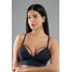 حمالة صدر Bralette باللون الأزرق الداكن للنساء