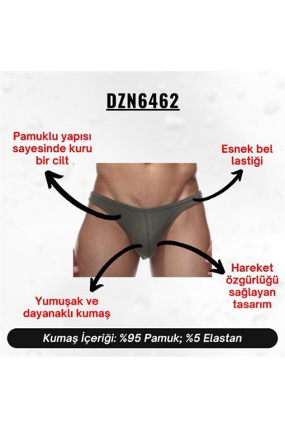 Haki Yeşil Erkek Slip - DZN6462