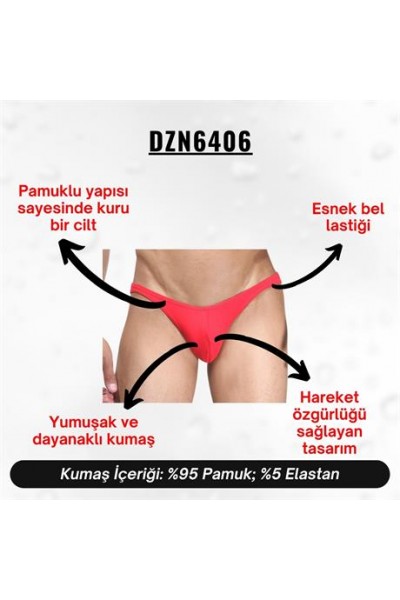 Kırmızı Erkek Slip - DZN6406