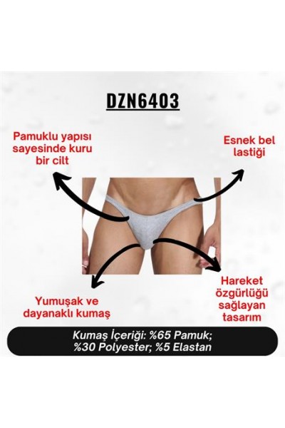 Gri Erkek Slip - DZN6403