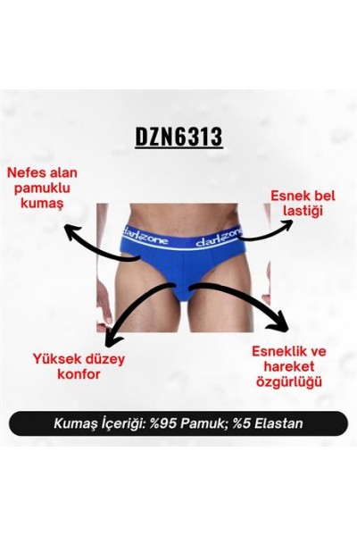 Lastikli Saks Erkek Slip - DZN6313