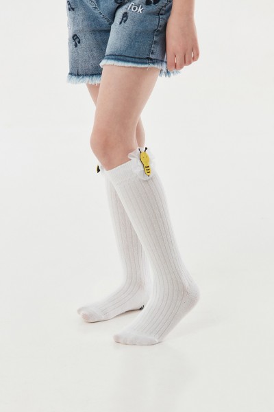 Arı Figürlü Kokulu Kız Çocuk Çorap