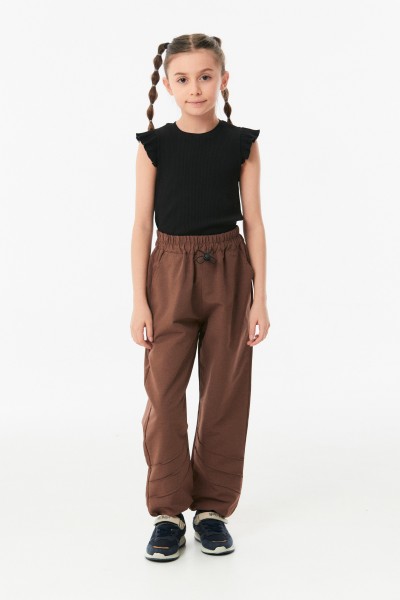 Stoperli Paraşüt Kız Çocuk Pantolon