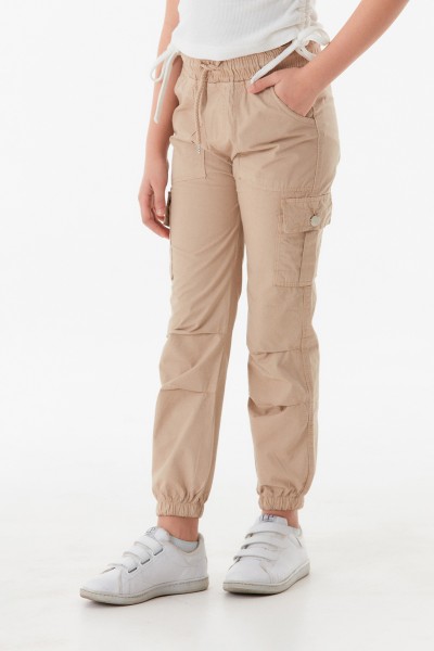 Beli Lastikli Kargo Cepli Unisex Pantolon