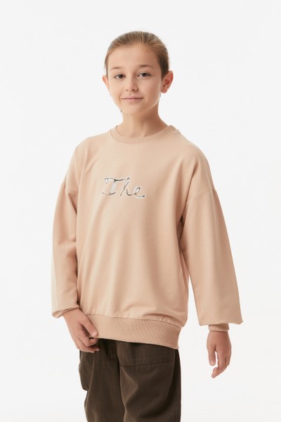 Ayıcık Baskılı Erkek Çocuk Sweatshirt