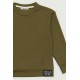 Basic Bisiklet Yaka Erkek Çocuk Sweatshirt