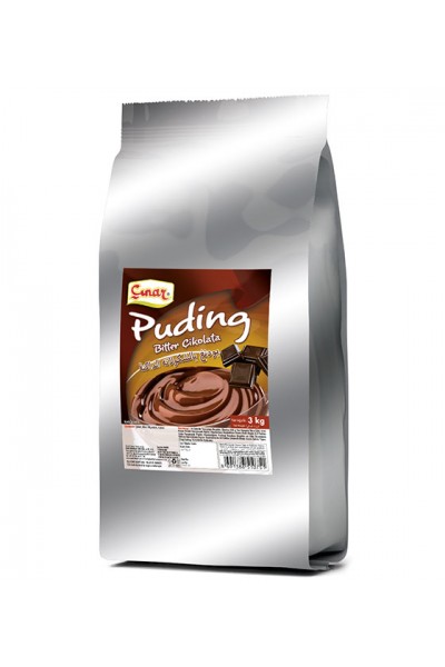 ÇINAR BİTTER ÇİKOLATALI PUDİNG 3 KG EDT