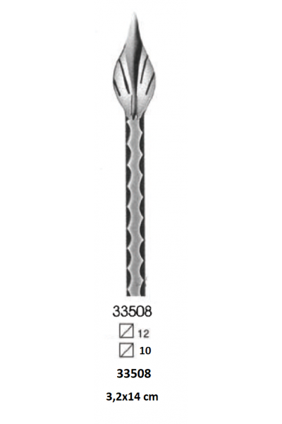 KRN017294 رمح مدبب 12*12