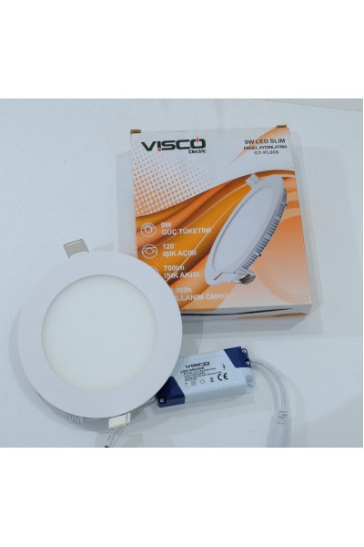 KRN048905 إضاءة لوحة نحيفة LED VISCO 9W